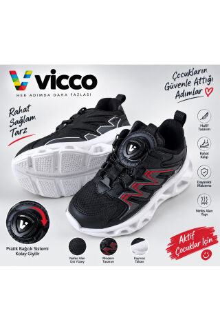 Vicco Aleda Çocuk ayakkabısı 346.P26K.142-Siyah