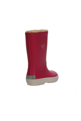 IGOR W10207 Splash Nautico Çocuk Kürklü Fuşya Yağmur Çizmesi