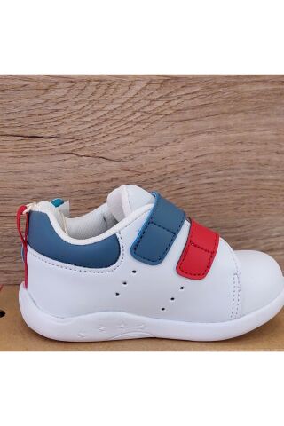 Vicco VİCCO BANGKOK ERKEK BEBE BEYAZ-KOT İLK ADIM PHYLON AYAKKABI