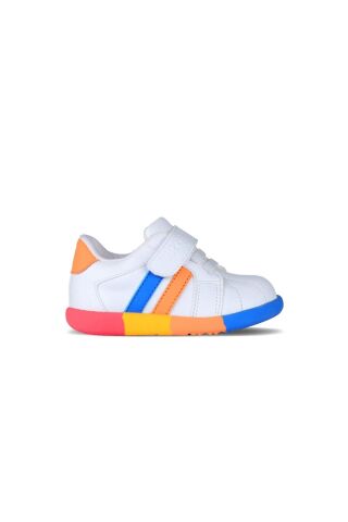 Vicco Heika Ortopedik Erkek Bebek Beyaz İlk Adım Sneaker