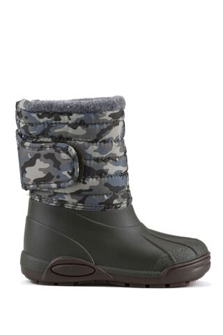 IGOR W10210 Topo Ski Camo Çocuk Kürklü Haki Kar Botu TOPO SKI CAMO