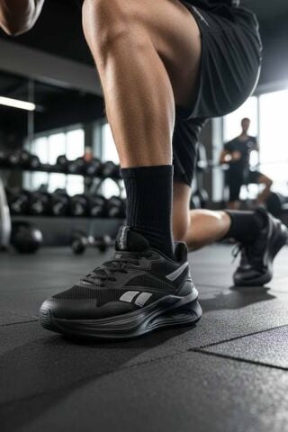 Reebok Erkek Siyah Koşu Ve Yürüyüş Ayakkabısı - Hafif Günlük Sneaker-C1