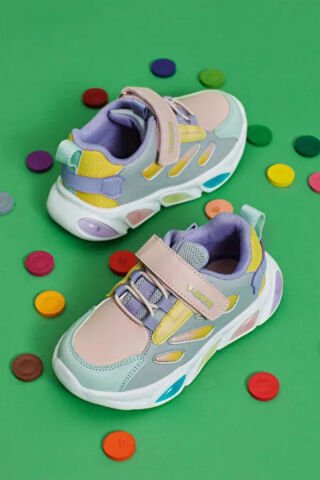 Vicco Lamb Işıklı Çocuk Spor Ayakkabı PEMBE