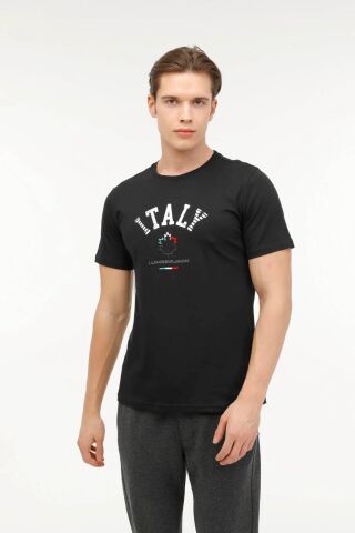 LumberjackErkek T-Shirt Siyah 101570744 Ml Renato
