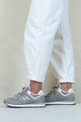 Hammer Jack Hakiki Deri Ciment-beyaz Kadın Spor Ayakkabı