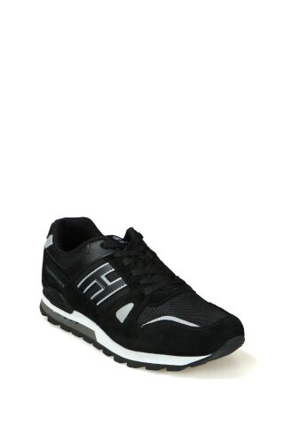 Hammer Jack Hakiki Deri Thassos Siyah Gri Erkek Spor Ayakkabı