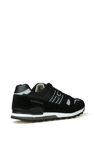 Hammer Jack Hakiki Deri Thassos Siyah Gri Erkek Spor Ayakkabı