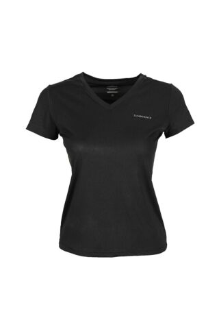 Lumberjack CT127 BASIC PES V NECK T- Siyah Kadın T-Shirt