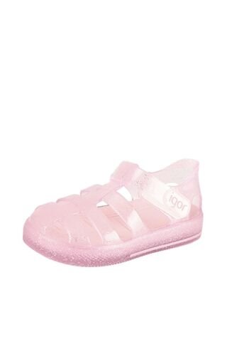 IGOR S10265 Star Glitter Çocuk Simli Pembe Sandalet S10265-IGR049