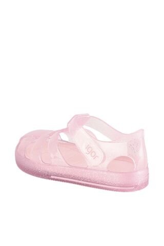 IGOR S10265 Star Glitter Çocuk Simli Pembe Sandalet S10265-IGR049