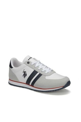 US Polo Assn Erkek Gunluk Spor Ayakkabı Plus BEYAZ CİLD